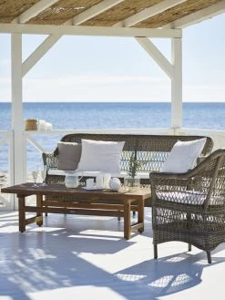 Charlot 2-Sitzer-Sofa, Antikgrau – Weiß -Lassen Sie Ihre Gartenmöbel fließen. 9190T Charlot 3 seater julian beach hf