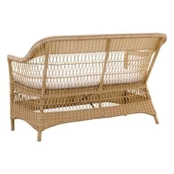 Charlot 2-Sitzer-Sofa, Natur – Weiß -Lassen Sie Ihre Gartenmöbel fließen. 9290U Charlot cushion back