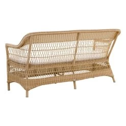 Charlot 3-Sitzer-Sofa, Natur – Weiß 11 Charlot 3-Sitzer-Sofa, Natur – Weiß -Lassen Sie Ihre Gartenmöbel fließen. 9293U Charlot cushion back
