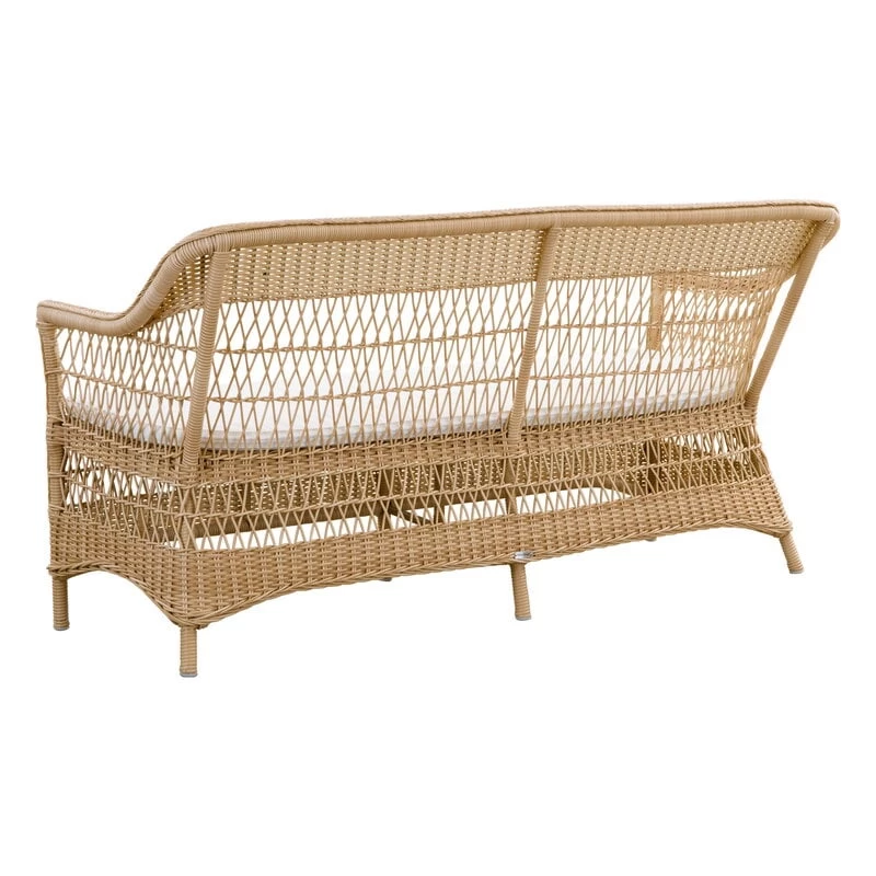 Charlot 3-Sitzer-Sofa, Natur – Weiß 6 Charlot 3-Sitzer-Sofa, Natur – Weiß – Bild 4