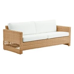 Carrie Sofa, Natur – Weiß
