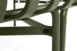 Hay Palissade Park Sitzbank, Innen/außen, 2er-Set, Himmelgrau -Lassen Sie Ihre Gartenmöbel fließen. 9432031509000 Palissade Park Dining Bench Out Out olive Set of 2 detail 02