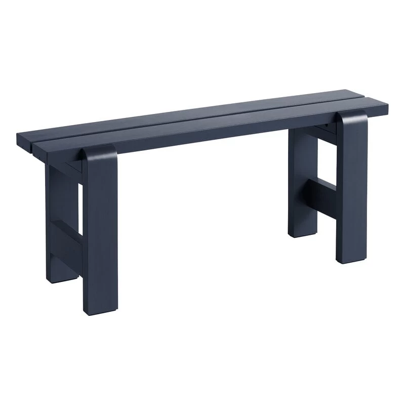 Hay Weekday Bank, 111 x 23 cm, Stahlblau 3 Hay Weekday Bank, 111 x 23 cm, Stahlblau