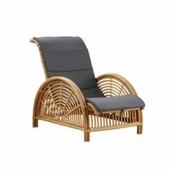 Paris Loungesessel, Naturrattan -Lassen Sie Ihre Gartenmöbel fließen. AJ 11 SU Paris A665