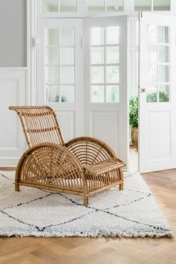 Paris Loungesessel, Naturrattan -Lassen Sie Ihre Gartenmöbel fließen. AJ 11 SU Paris HF Kastanievej