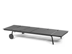 Serax August Sonnenliege, Schwarz -Lassen Sie Ihre Gartenmöbel fließen. B5020012Bb