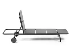 Serax August Sonnenliege, Schwarz -Lassen Sie Ihre Gartenmöbel fließen. B5020012Bs13b