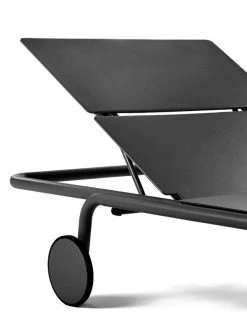 Serax August Sonnenliege, Schwarz -Lassen Sie Ihre Gartenmöbel fließen. B5020012Bs34