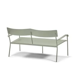 Serax August 2-Sitzer-Bank Mit Rückenlehne, Grün -Lassen Sie Ihre Gartenmöbel fließen. B5023001 514s2