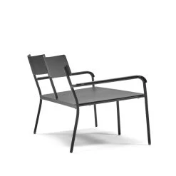 Serax August 2-Sitzer-Bank Mit Rückenlehne, Schwarz -Lassen Sie Ihre Gartenmöbel fließen. B5023001 900s4