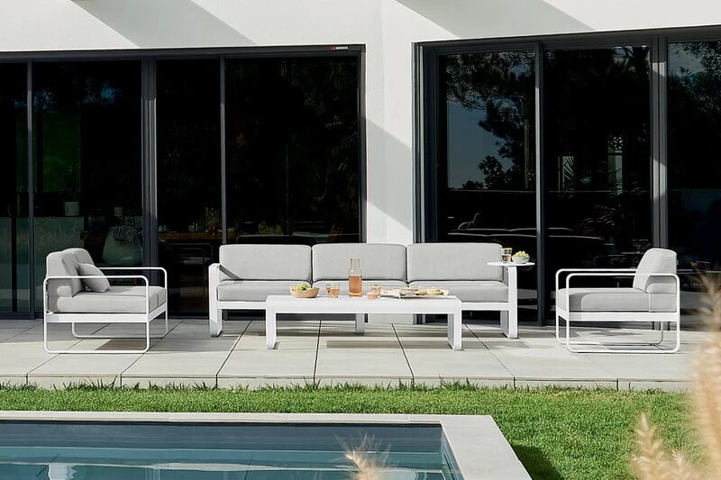 Bellevie 3-Sitzer-Sofa, Kaktusgrün – Flanellgrau 4 Bellevie 3-Sitzer-Sofa, Kaktusgrün – Flanellgrau – Bild 2