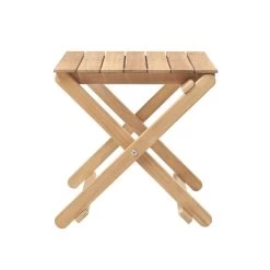 BM5868 Beistelltisch, Teakholz -Lassen Sie Ihre Gartenmöbel fließen. BM5868 teak untreated front