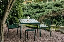 Hay Balcony Tisch, 190 X 87 Cm, Dark Forest 13 Hay Balcony Tisch, 190 X 87 Cm, Dark Forest -Lassen Sie Ihre Gartenmöbel fließen. Balcony Table L190 Balcony Dining Bench Balcony Stool dark forest Mousqueton Lamp oyster whiterole