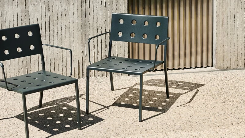 Hay Balcony Lounge-Armlehnstuhl, Dunkles Forstgrün 5 Hay Balcony Lounge-Armlehnstuhl, Dunkles Forstgrün – Bild 3