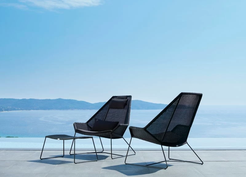 Breeze Fußhocker, Schwarz 6 Breeze Fußhocker, Schwarz – Bild 4