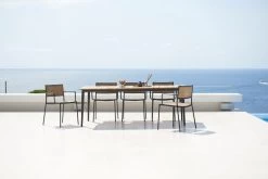 Less Sessel, Stapelbar, Grau - Französisches Geflecht Natur 13 Less Sessel, Stapelbar, Grau - Französisches Geflecht Natur -Lassen Sie Ihre Gartenmöbel fließen. CL11430ALDU 2 EE