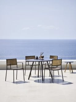 Less Sessel, Stapelbar, Grau - Französisches Geflecht Natur 12 Less Sessel, Stapelbar, Grau - Französisches Geflecht Natur -Lassen Sie Ihre Gartenmöbel fließen. CL11430ALDU 4 EE