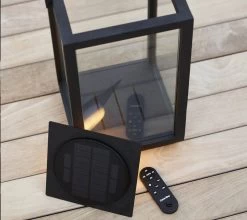 Deckel & LED-Leuchte Für Kleine Lighthouse-Laterne, Lavagrau -Lassen Sie Ihre Gartenmöbel fließen. CL5724ALLEDLID 57LED 10003