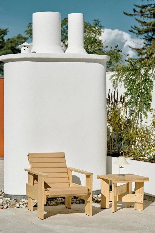 Hay Crate Gestepptes Kissen Für Loungesessel, Beige – Bild 4