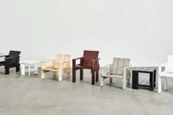 Hay Crate Esszimmerstuhl, Weiß -Lassen Sie Ihre Gartenmöbel fließen. Crate family 03