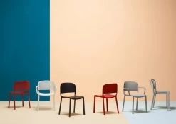 Dome 260 Stuhl, Anthrazit -Lassen Sie Ihre Gartenmöbel fließen. DOME FAMILY 02