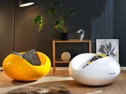 Pastil Stuhl, Gelb -Lassen Sie Ihre Gartenmöbel fließen. Eero Aarnio Originals Pastil Yellow White 1