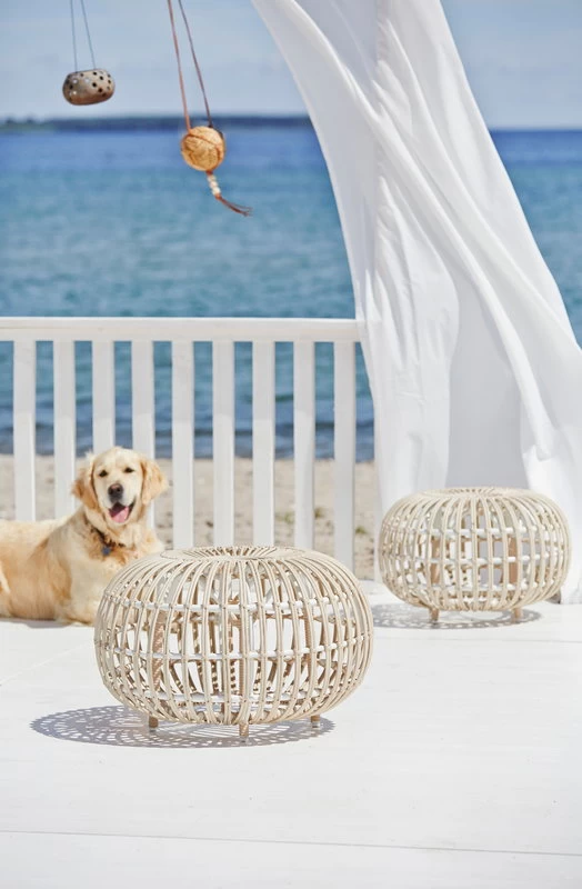 Franco Albini Gartenhocker, Groß, Weiß 4 Franco Albini Gartenhocker, Groß, Weiß – Bild 2