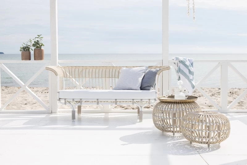 Franco Albini Gartenhocker, Groß, Weiß 5 Franco Albini Gartenhocker, Groß, Weiß – Bild 3