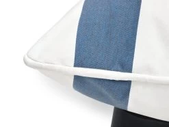 Fatboy Paletti Sofa, 2 Module, Links, Ozeanblau Gestreift -Lassen Sie Ihre Gartenmöbel fließen. FATBOY Paletti closeup stripe ocean blue 01 104437