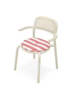 Fatboy Toní Stuhlkissen, Gestreift, Rot 5 Fatboy Toní Stuhlkissen, Gestreift, Rot -Lassen Sie Ihre Gartenmöbel fließen. FATBOY Ton Chair Pillow Stripe Red Packplus 2