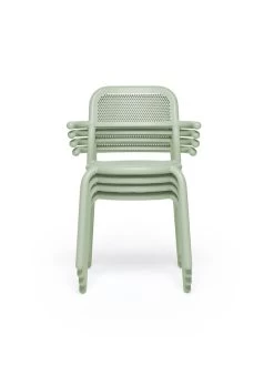 Fatboy Toní Sessel, Mist Green -Lassen Sie Ihre Gartenmöbel fließen. FATBOY Toni mist green Close up 25 JPG RGB