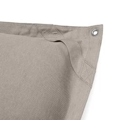 Fatboy Buggle Up Outdoor Sitzsack, Grau-Taupe -Lassen Sie Ihre Gartenmöbel fließen. FATBOY buggle up outdoor grey taupe closeup 03 105001