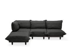 Fatboy Paletti Eckbank, Thunder Grey -Lassen Sie Ihre Gartenmöbel fließen. FATBOY paletti lounge thunder grey Packshot