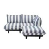 Fatboy Paletti Sofaset, 3 Module, Rechts, Ozeanblau Gestreift -Lassen Sie Ihre Gartenmöbel fließen. FATBOY paletti set medium right stripe ocean blue FO105360 kb
