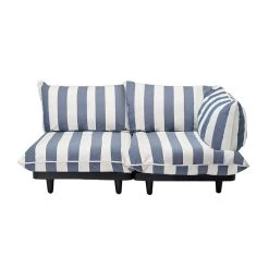 Fatboy Paletti Sofa, 2 Module, Rechts, Ozeanblau Gestreift
