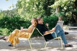 Luxemburg Armlehnstuhl, Niedrig, Anthrazit -Lassen Sie Ihre Gartenmöbel fließen. Fauteuil bas Luxembourg lounge Fermob 2