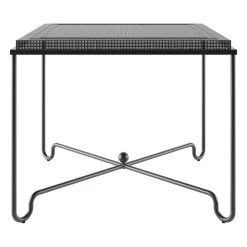 Gubi Tropique Esstisch, Schwarz -Lassen Sie Ihre Gartenmöbel fließen. Gubi 10092684 FRT2 Tropique Dining Table Classic Black