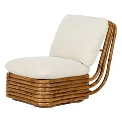 Gubi Bohemian 72 Loungesessel, Rattan – Chevron FR 002