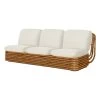 Gubi Bohemian 72 Sofa, Rattan – Chevron FR 002 2 Gubi Bohemian 72 Sofa, Rattan – Chevron FR 002 -Lassen Sie Ihre Gartenmöbel fließen. Gubi 10106922 F3Q Bohemian 72 Sofa Fully Upholstered Dedar Cheveron Chenille Special 002