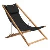 H55 Easy Chair, Teak - Black Agora -Lassen Sie Ihre Gartenmöbel fließen. H55 T B skargaarden
