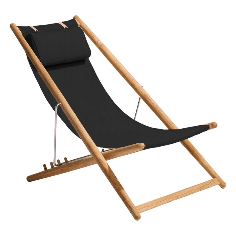 H55 Easy Chair, Teak - Black Agora 3 H55 Easy Chair, Teak - Black Agora
