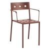 Hay Balcony Armlehnstuhl, Iron Red -Lassen Sie Ihre Gartenmöbel fließen. HA9439561309000 Balcony Armchair iron red