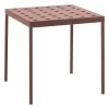 Hay Balcony Tisch, 75 X 76 Cm, Eisenrot -Lassen Sie Ihre Gartenmöbel fließen. HA9439861309000 Balcony Table L75xW76xH74 iron red