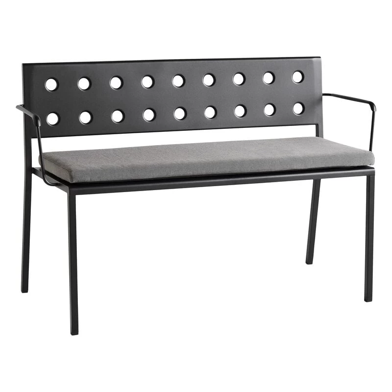 Hay Balcony Dining-Bank Mit Armlehne, 114 X 52 cm, Anthrazit – Bild 2