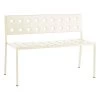 Hay Balcony Dining-Bank, 114 X 52 cm, Kreidebeige 2 Hay Balcony Dining-Bank, 114 X 52 cm, Kreidebeige -Lassen Sie Ihre Gartenmöbel fließen. HAY Balcony Dining Bench L114 chalk beige powder coated steel