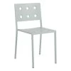 Hay Balcony Dining-Stuhl, Wüstengrün -Lassen Sie Ihre Gartenmöbel fließen. HAY Balcony Dining Chair desert green powder coated steel