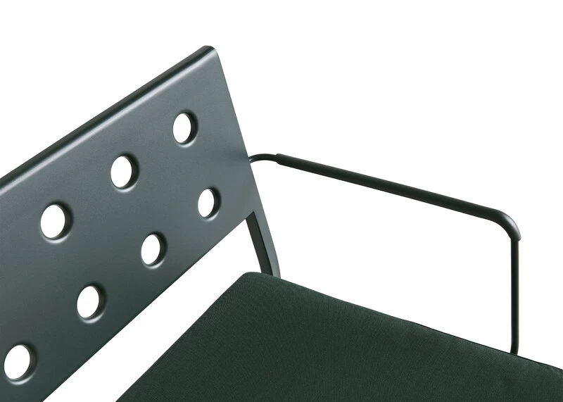 Hay Balcony Loungebank Mit Armlehne, 121,5 x 69 cm, Dkl. Forstgrün – Bild 2