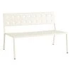 Hay Balcony Loungebank, 113,5 x 69 cm, Kreidebeige -Lassen Sie Ihre Gartenmöbel fließen. HAY Balcony Lounge Bench L1135 chalk beige powder coated steel