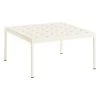 Hay Balcony Tisch, Niedrig, 75 X 76 cm, Kreidebeige -Lassen Sie Ihre Gartenmöbel fließen. HAY Balcony Low Table Square L75xW76xH39 chalk beige powder coated steel