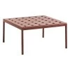 Hay Balcony Tisch, Niedrig, 75 X 76 cm, Rostrot -Lassen Sie Ihre Gartenmöbel fließen. HAY Balcony Low Table Square L75xW76xH39 iron red powder coated steel